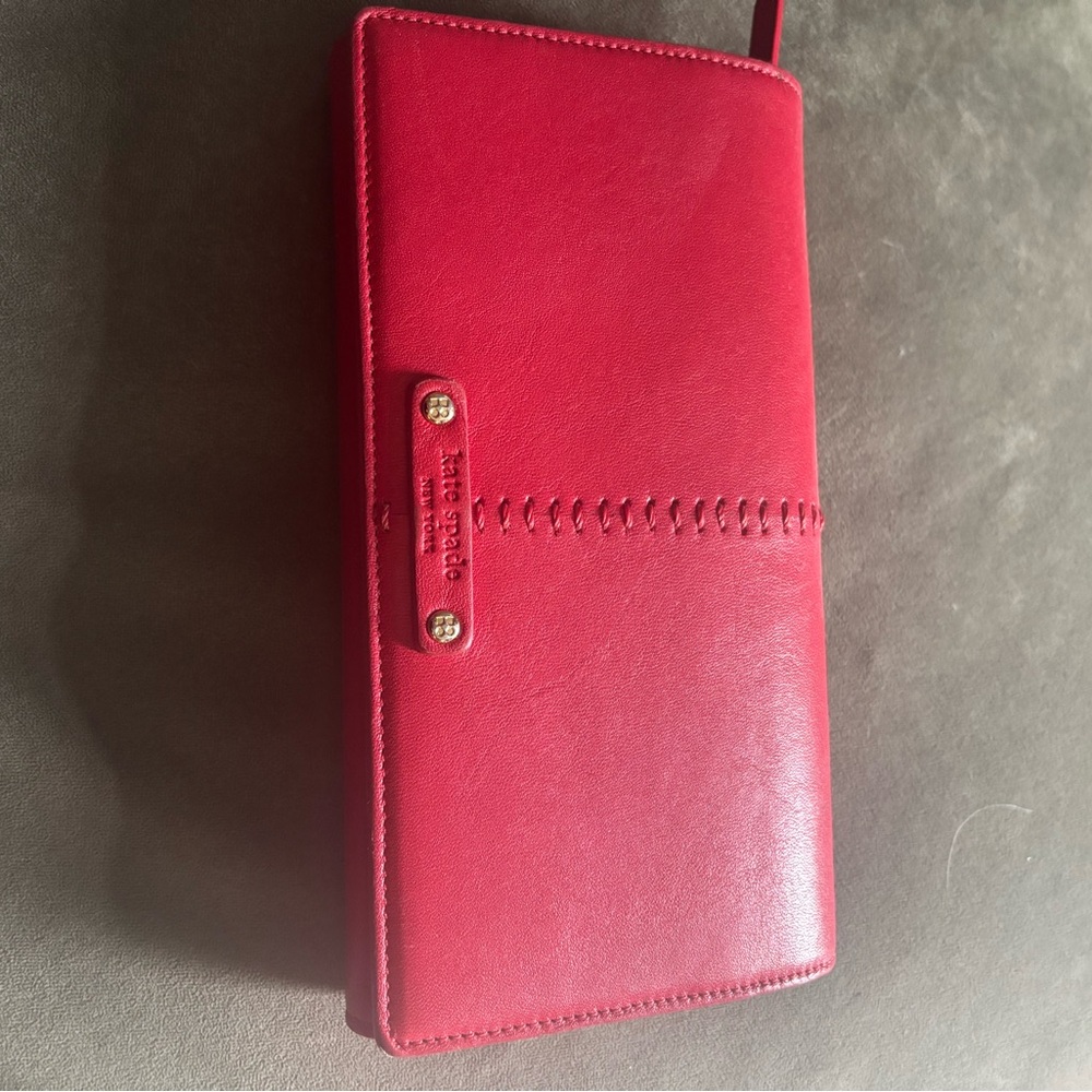 Kate Spade Red Leather Wallet